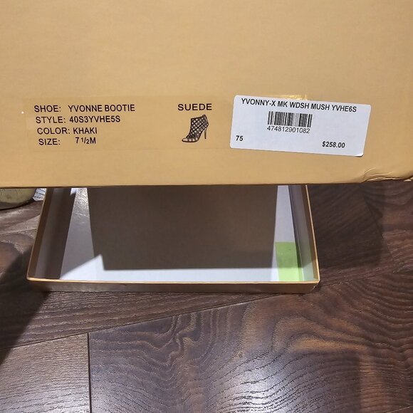 Suede booties with rhinestones by Michael Kors (Yvonne Booties) - Picture 5 of 8